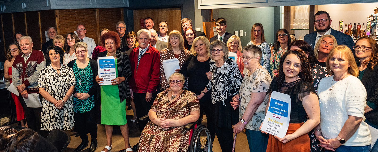 Group photo at the Community Awards